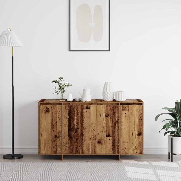 vidaXL Sideboard Gammelt tr&aelig; 135 x 41 x 75 cm Konstrueret tr&aelig;