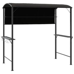 vidaXL pavillon med tag 220x110x200 cm antracitgr&aring;