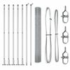 vidaXL Svejset Tr&aring;dhegn med Betonsokkel 10 x 1,2 m Galvaniseret st&aring;l