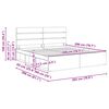 vidaXL Sengestel Gr&aring; Sonoma 200 x 200 cm Massiv fyrretr&aelig;