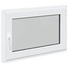 vidaXL K&aelig;ldervindue RISOR 90 x 60 cm PVC og glas Hvid