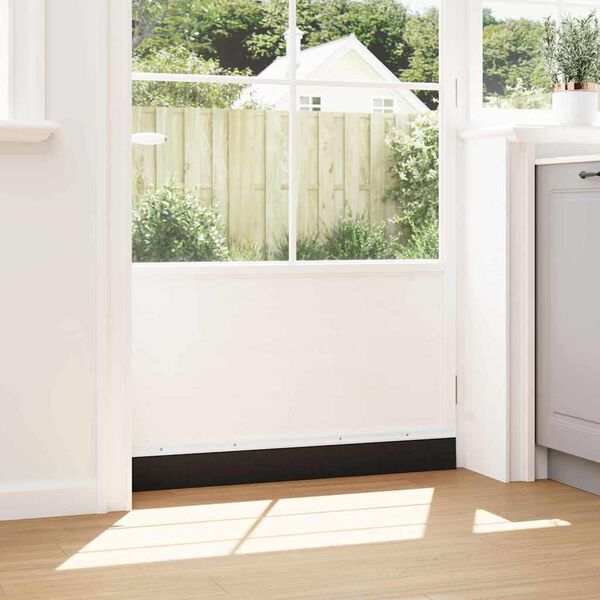 vidaXL Skruemonterede d&oslash;rb&oslash;rste t&aelig;tninger 6 pcs Hvid 100 cm