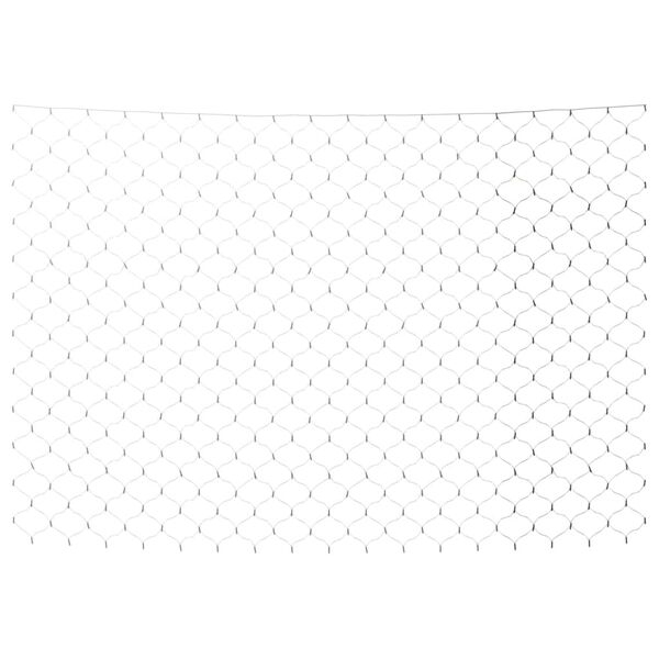 vidaXL lysnet 3x3 m 306 LED'er inde/ude koldt hvidt lys