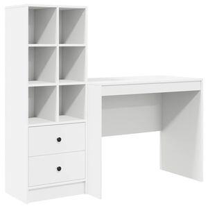 vidaXL Bord Hvid 135,5 x 50 x 127 cm 2 stk.
