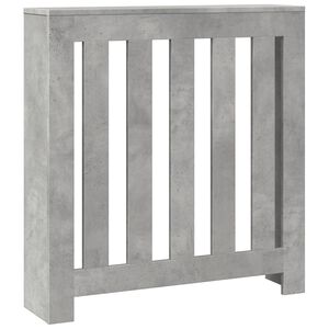 vidaXL radiatorskjuler 78x20x82 cm konstrueret tr&aelig; betongr&aring;