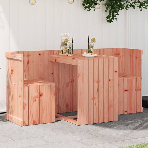 vidaXL 2-personers altansæt massivt douglasgran