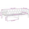 vidaXL daybed 90x200 cm massivt fyrretr&aelig; hvid