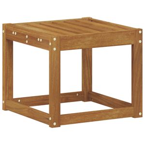 vidaXL Skammel B&aelig;nk Naturfarvet 43 x 43 x 37 cm Massivt Akacietr&aelig;