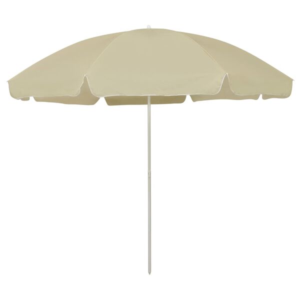 vidaXL strandparasol 300 cm sandgul