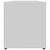 vidaXL tv-bord 120x34x37 cm konstrueret træ hvid