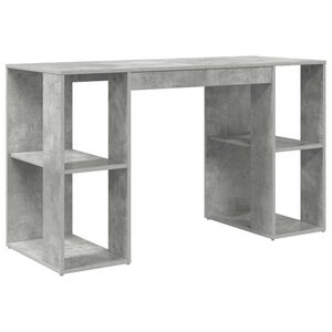 vidaXL Bord Beton Gr&aring; Konstrueret tr&aelig; 130 x 50,5 x 75 cm