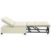 vidaXL Sovesofa Creme 194 x 67 x 82 cm Fl&oslash;jl