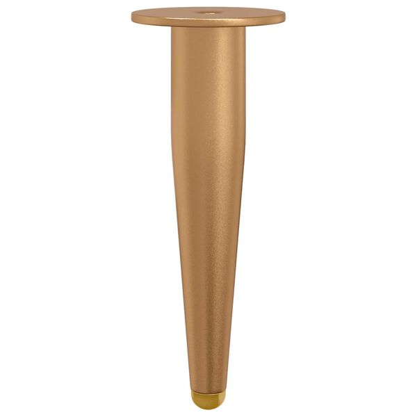 vidaXL St&aring;ende F&oslash;dder 2 pcs Guld 98 x 40 mm Jern