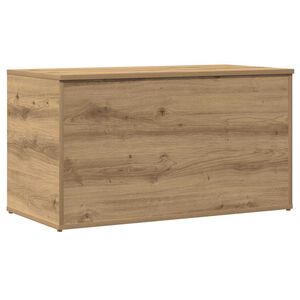 vidaXL opbevaringskasse 84x42x46 cm konstrueret tr&aelig; kunsteg