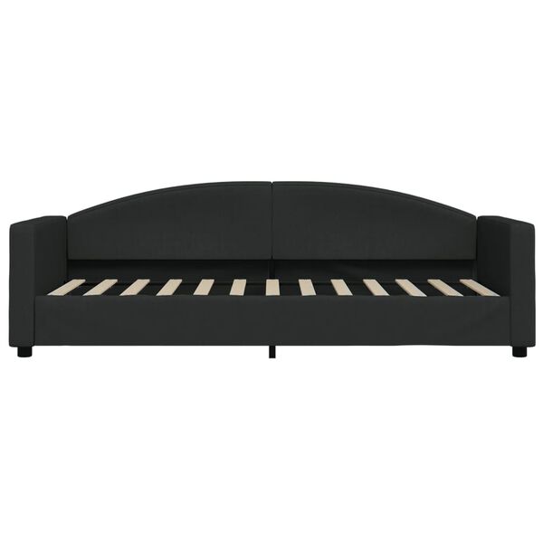 vidaXL daybed med madras 80x200 cm stof sort