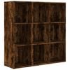 vidaXL bogreol 98x29x97,5 cm r&oslash;get egetr&aelig;sfarve