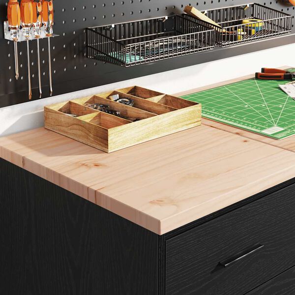 vidaXL skabe til garagen 2 stk. konstrueret tr&aelig; sort