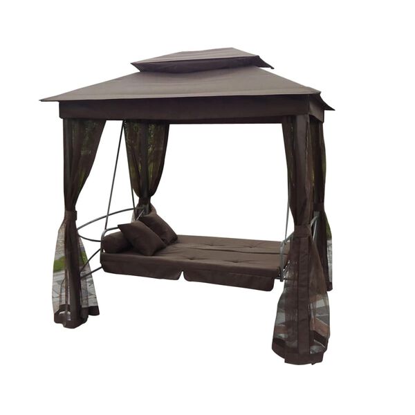 Udend&oslash;rs lounge gynge b&aelig;nk / seng Brun