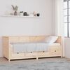 vidaXL daybed uden madras 90x200 cm massivt fyrretræ