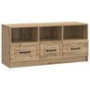 vidaXL TV-skab Artisan-eg 102 x 34,5 x 47 cm Konstrueret tr&aelig;