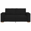 vidaXL 2-personers sofa sort 140 cm stof