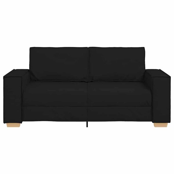 vidaXL 2-personers sofa sort 140 cm stof