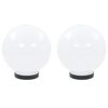 vidaXL LED-kuglelamper 2 stk. kugleformet 20 cm PMMA