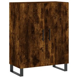 vidaXL sk&aelig;nk 69,5x34x90 cm konstrueret tr&aelig; r&oslash;get egetr&aelig;sfarve