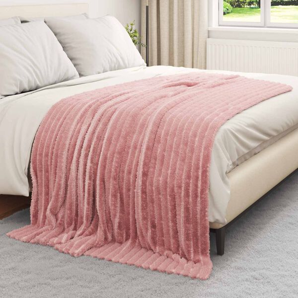 vidaXL Kastet&aelig;pper 6 pcs Lyser&oslash;d 200 x 150 cm Fleece