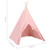 vidaXL tipi til b&oslash;rn 120x120x150 cm med b&aelig;repose polyester pink