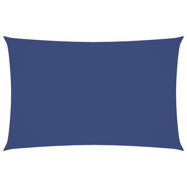 vidaXL solsejl 5x8 m rektangulær oxfordstof blå
