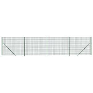 vidaXL tr&aring;dhegn med flange 1,4x10 m gr&oslash;n