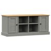 vidaXL skob&aelig;nk VIGO 106x35x45 cm massivt fyrretr&aelig; gr&aring;