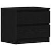 vidaXL Natskab Sort eg 50 x 40 x 43,5 cm Konstrueret tr&aelig;