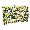 vidaXL espalier med kunstig vedbend 180x20 cm udvidelig gul