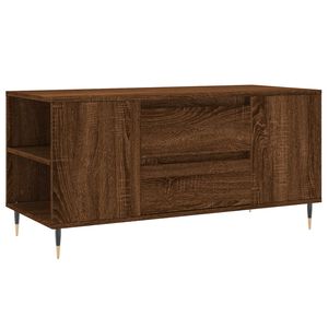 vidaXL sofabord 102x44,5x50 cm konstrueret tr&aelig; brun egetr&aelig;sfarve