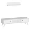 Homemania tv-bord Aspen 130x40x35 cm hvid