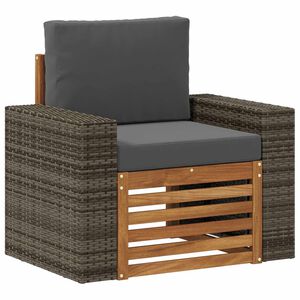 vidaXL Udend&oslash;rs Mellem Sofa Naturfarvet