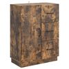 vidaXL Sideboard med skuffe R&oslash;get eg 66 x 34,5 x 87 cm Konstrueret tr&aelig;