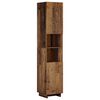 vidaXL Badev&aelig;relsesskab Gammelt tr&aelig; 36.5 x 38 x 180 cm Konstrueret tr&aelig;