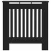 vidaXL Radiatorcover Sort 78 x 19 x 81,5cm Konstrueret træ