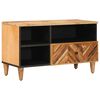 vidaXL Opbevaringsskabe Brun 80 x 33,5 x 46 cm Massivt mangotr&aelig;