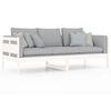 vidaXL daybed 80x200 cm massivt fyrretræ hvid