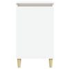 vidaXL sengebord 40x35x70 cm konstrueret tr&aelig; hvid