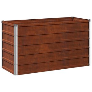 vidaXL H&aelig;vet Havebed Rusten 100 x 40 x 55 cm karton