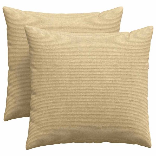 vidaXL Sofapuder 2 pcs Grågrøn 45 x 45 cm Velourstof