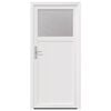 vidaXL Sideskabsd&oslash;r Hvid 88 x 198 cm PVC