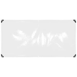 vidaXL klar presenning med &oslash;jer 1x2 m PVC