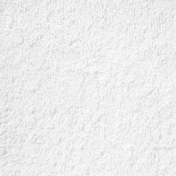 vidaXL Gæstehåndklæde SOLUND Hvid Bomuld