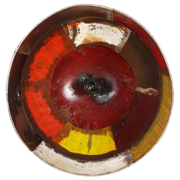 vidaXL industriel h&aelig;ngelampe 25 W rund vintagestil 41 cm E27 flerfarvet